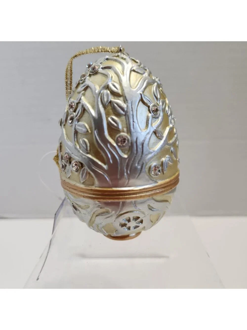 Disney The Nutcracker And The Four Realms Gold & Silver Owl Ornament With Gem Ac